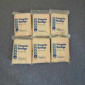Dynarex Triangular Bandage 40" x 40" x 56" set of 6 New